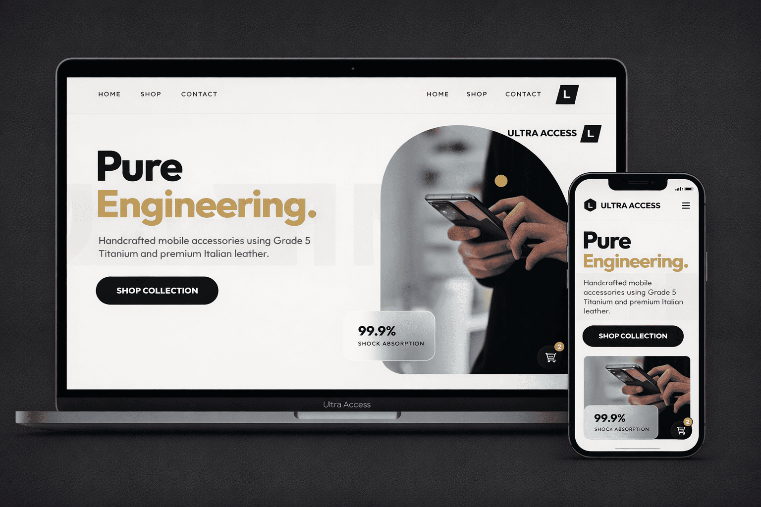 Business Website Concept by SigXon